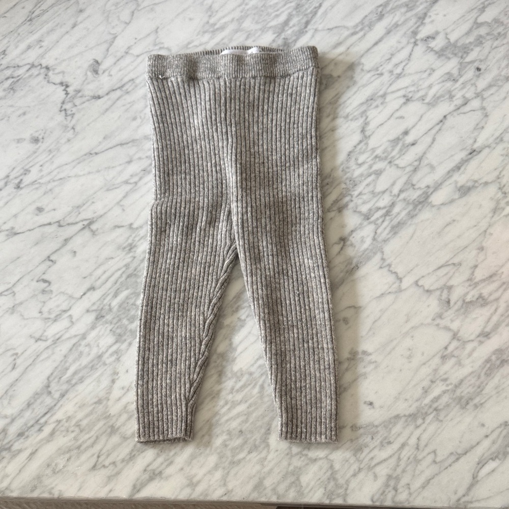 Zara 100% cashmere gray Kids Leggings